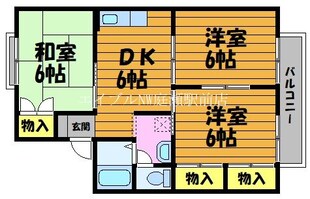 ドミール山本　A棟の物件間取画像